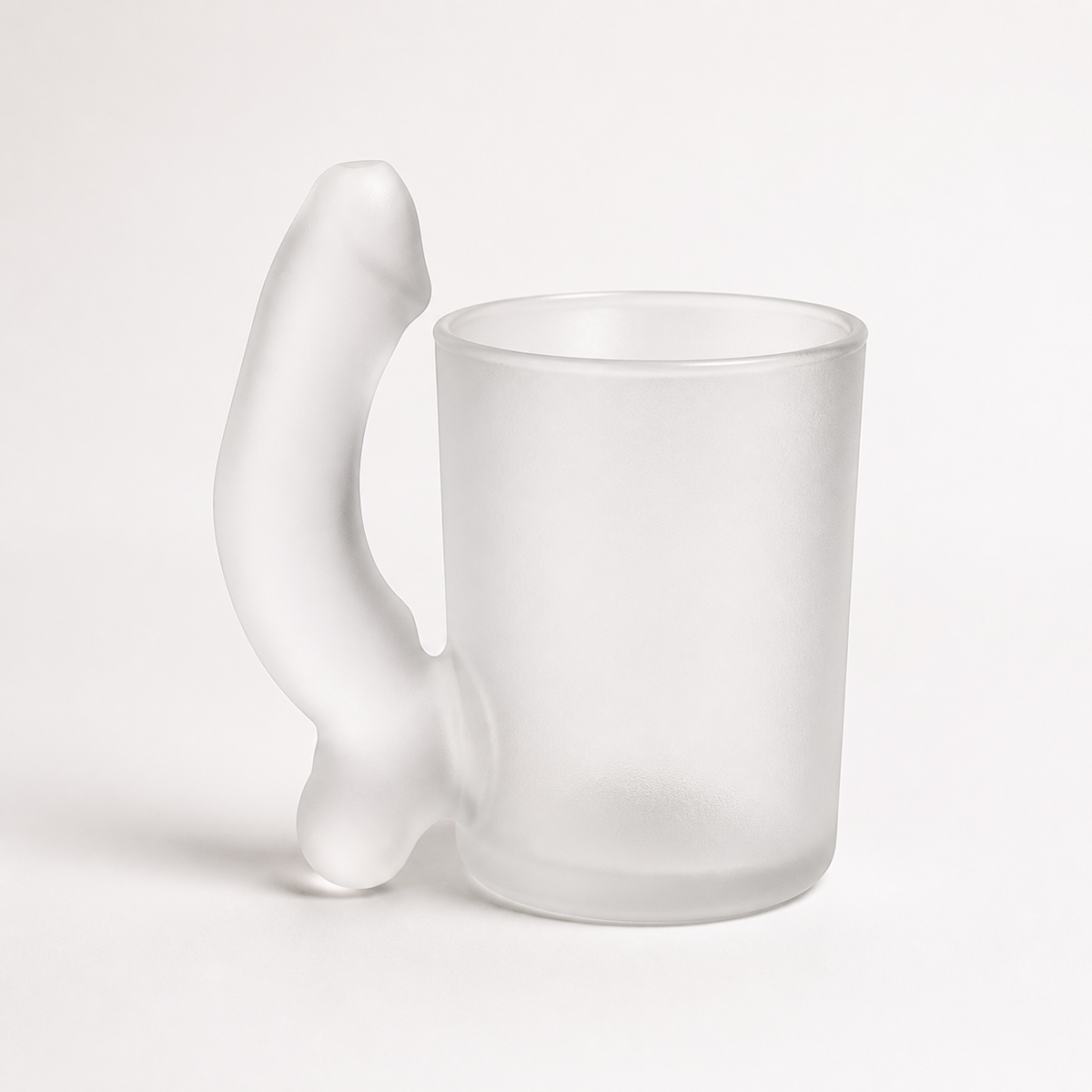 Frosted Glass D Mug