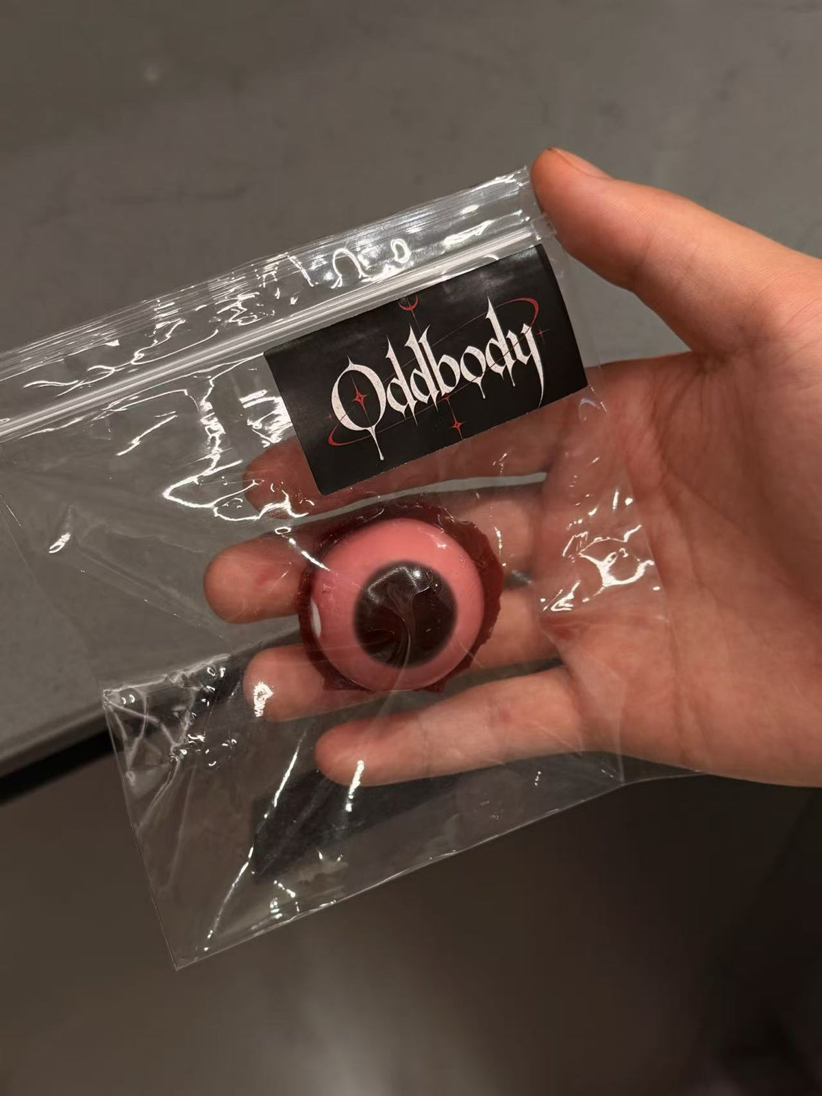 Handmade silicone eyeball squishy toy