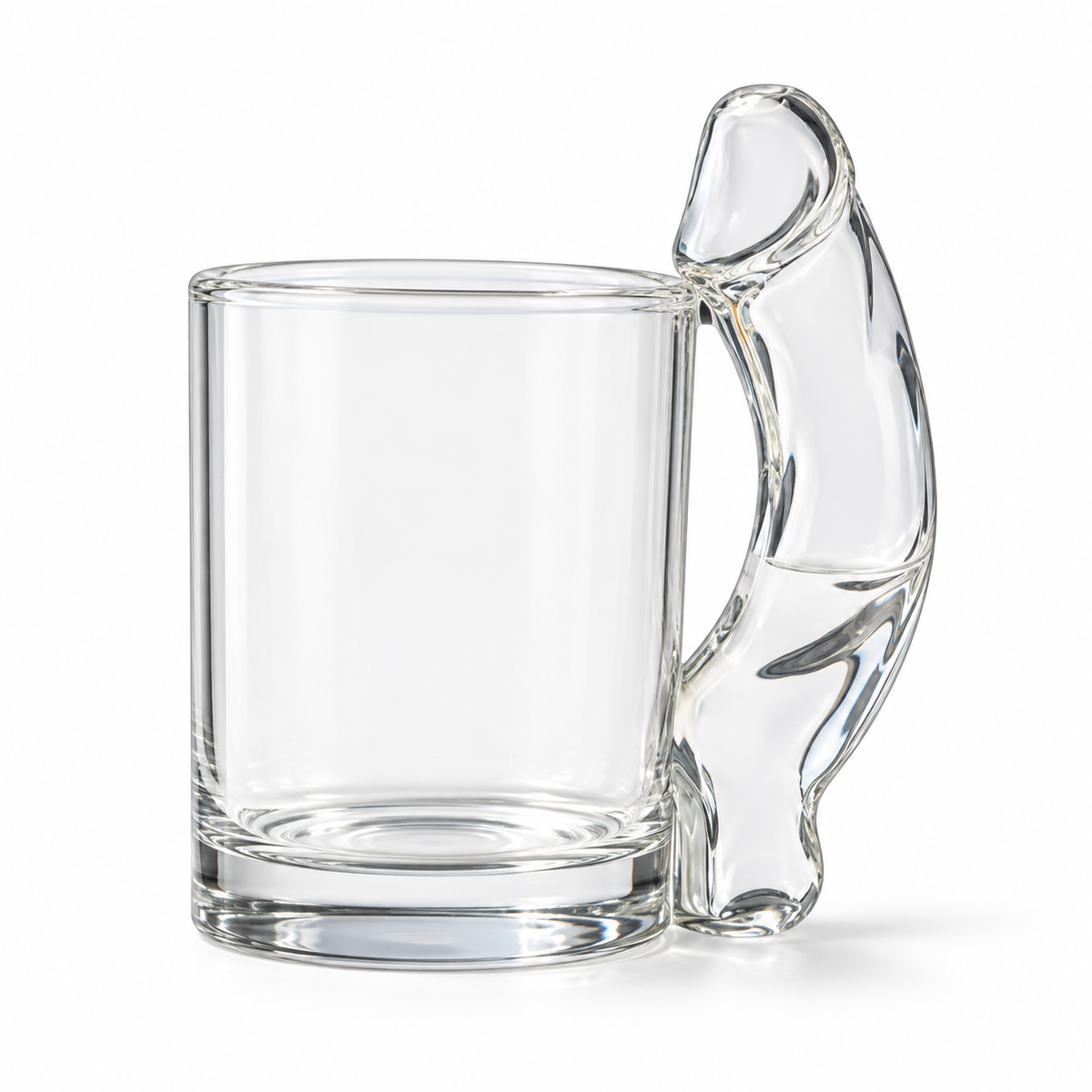 Glass D Mug hand-blown glass cup